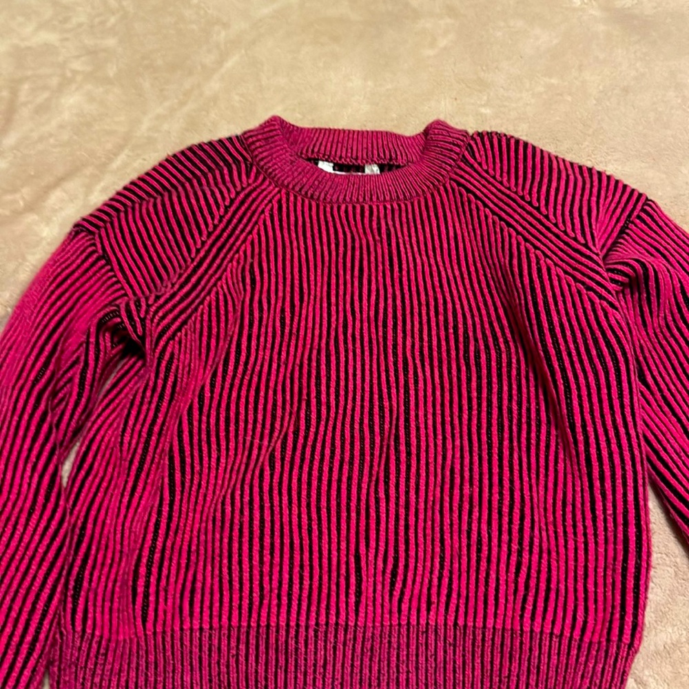 pink and black sweater form walmart